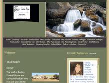 Tablet Screenshot of bartleyfuneralhome.net